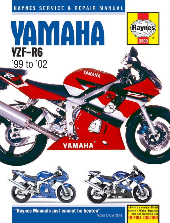 Yamaha YZF-R6 (99 - 02) Haynes Repair Manual by Haynes Publi... -