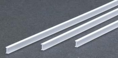 Evergreen Scale Models (276) I-Profile, 350x4.8x2.4 - 3/16 mm 3 Pieces