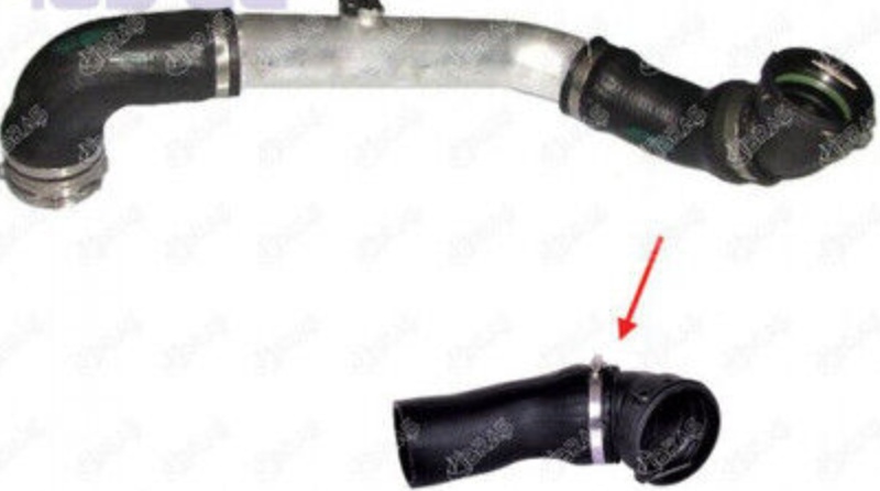 CHARGE AIR HOSE 35220 FOR BMW M57D25 2.5L M57D30 3.0L 6cyl 5 E61