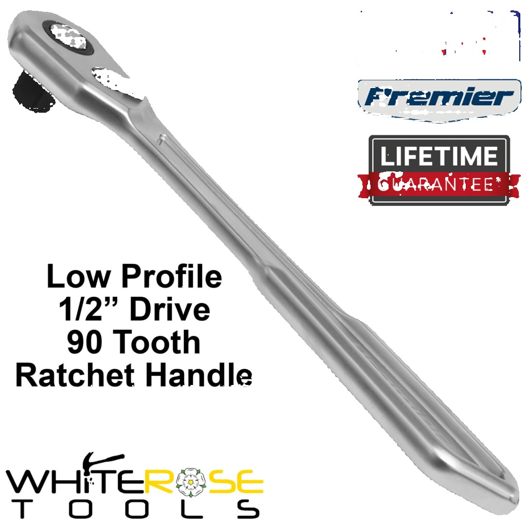 Sealey AK5786 Premier Low Profile Ratchet Wrench with Flip Reverse 1/2""Sq