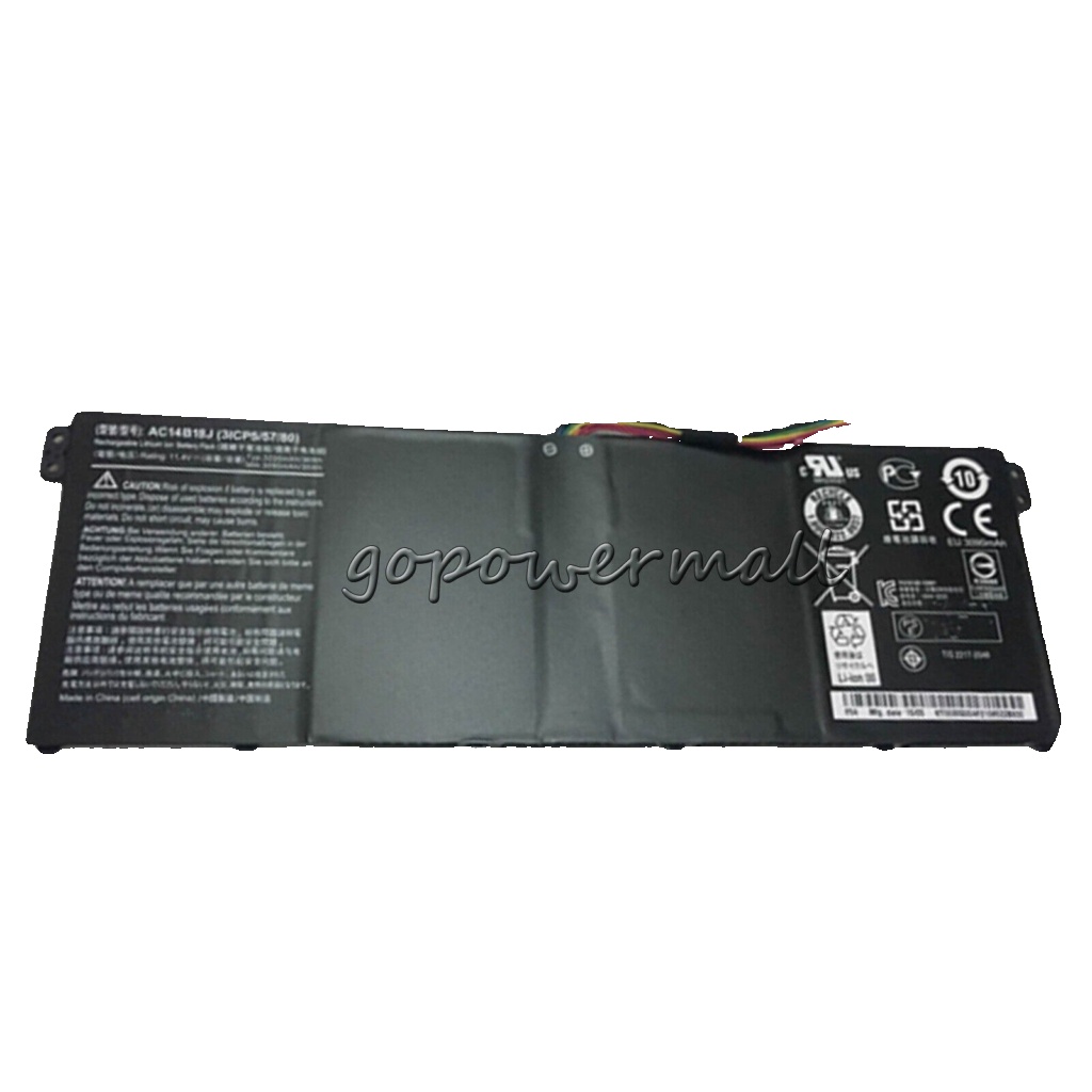 For ACER ASPIRE ES1-571 ES1-533 SERIES BATTERY AC14B18J AC14B13J 3ICP5/57/80