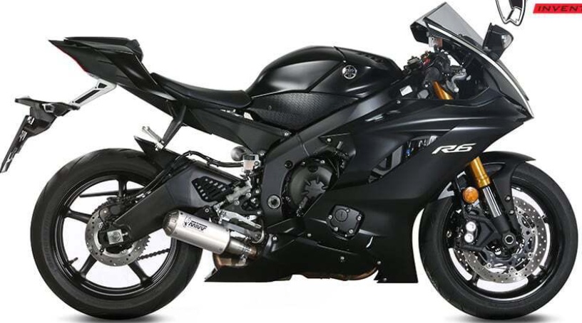Mivv Exhaust Muffler MK3 Inox kat for YAMAHA YZF 600 R6 2017 > 2023