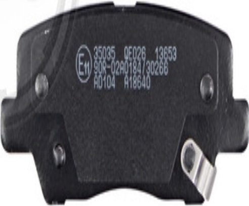 35035 A.B.S. Brake Pad Set, disc brake for CADILLAC,CHEVROLET