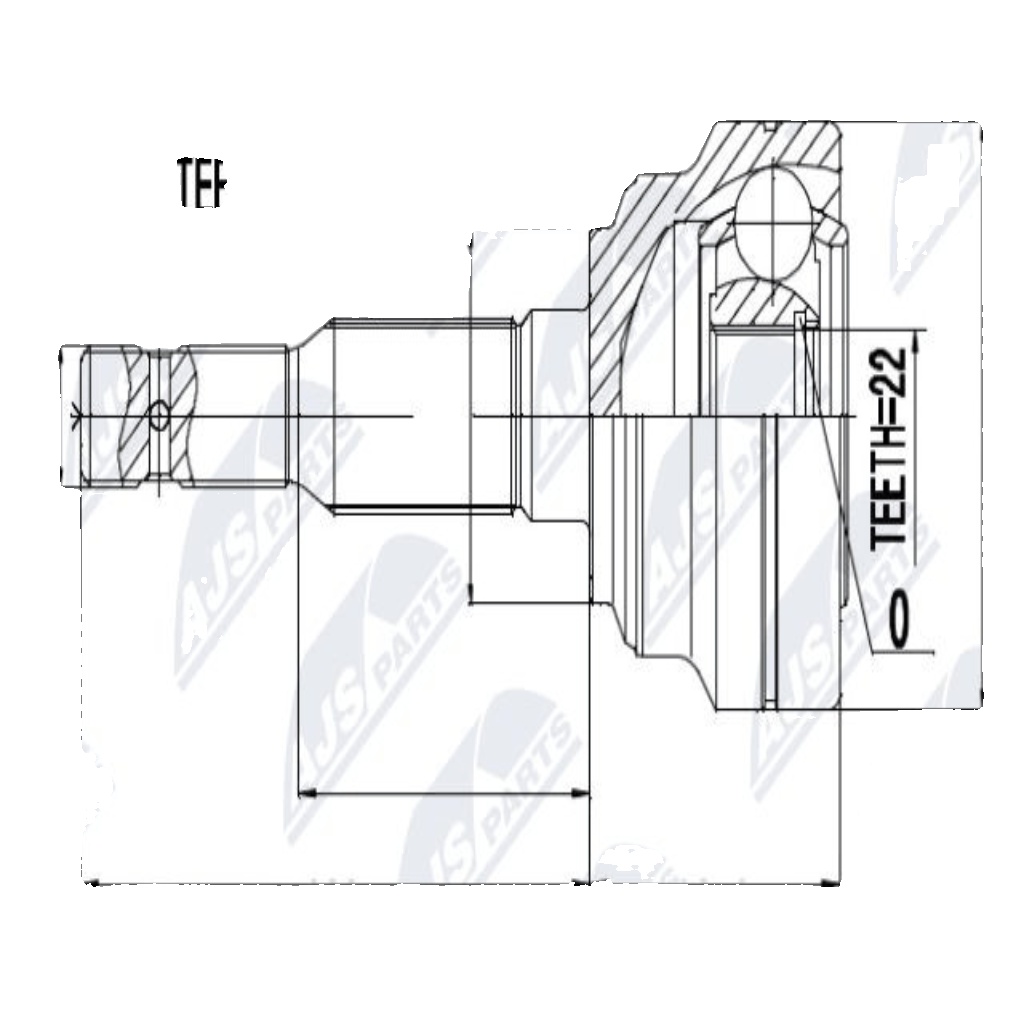 ✅Fits NTY NPZ-PL-010 OUTER CV JOINT ⭐UK Seller⭐ - Image 8