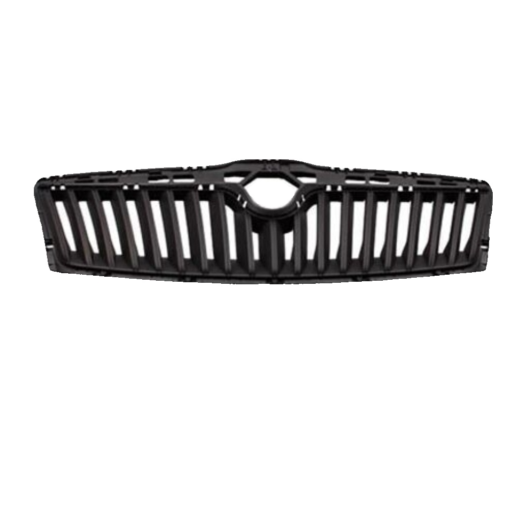 For Skoda Octavia Front Main Centre Grille Inner Black 09-13 UK Stock