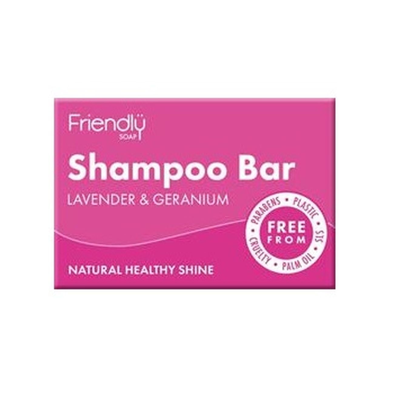 Friendly Soap Lavender & Geranium Shampoo Bar 95G - Image 2