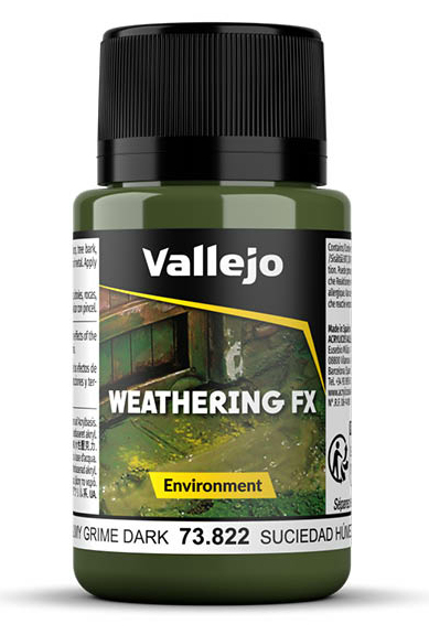Vallejo VA73822 40ml - Weathering Effects - Environment -  Slimy Grime Dark