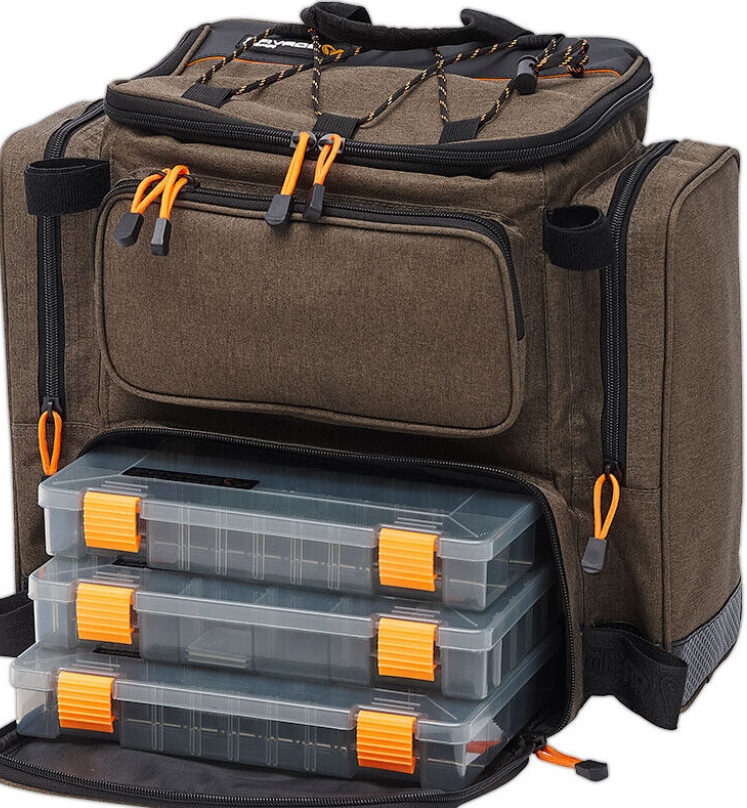 NEW: SAVAGE GEAR SPECIALIST RUCKSACK+3 TACKLE BOXES BAG FOR PLUGS SPINNERS LURES