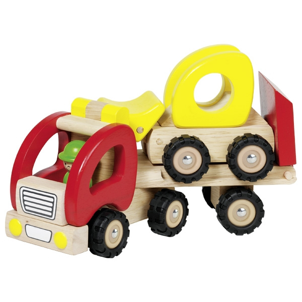 Tieflader mit Radlader | 34 x 8,5 x 12,5 cm, Holz, per Stück | Deutsch | 55963 - Image 9