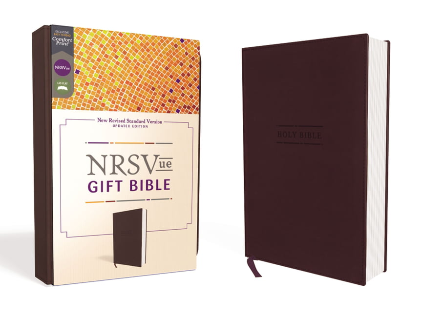 NRSVue, Gift Bible, Leathersoft, Burgundy, Comfort Print by  ... - 9780310461555