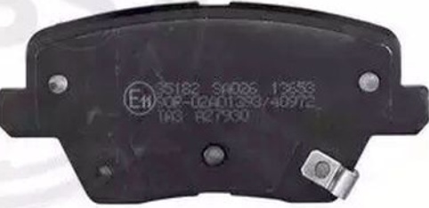 Brake pads 35182 A.B.S. for HYUNDAI KIA
