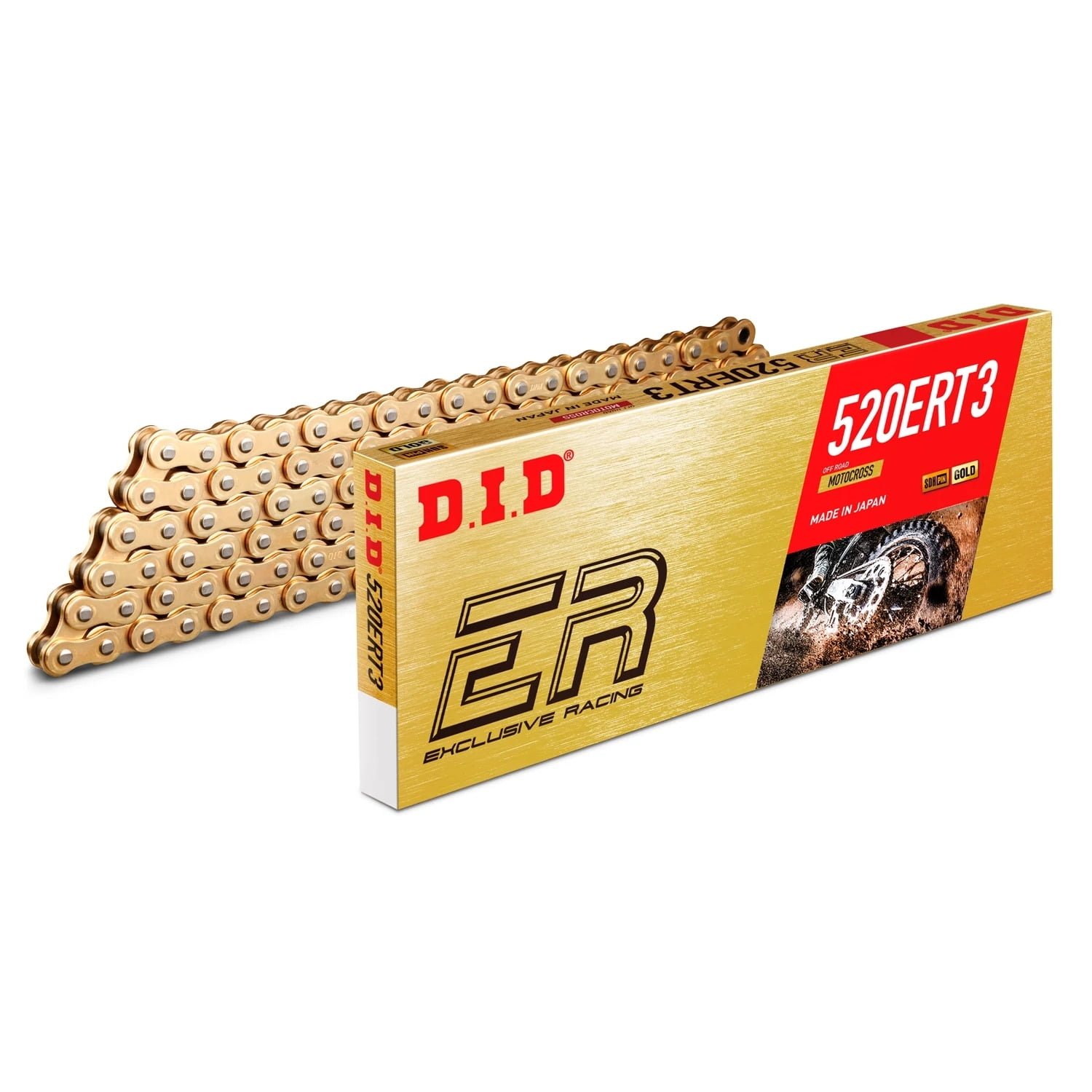 FREE Shipping DID 520 ERT3 (G&G) x 120 Link Chain For Motorcycle Parts