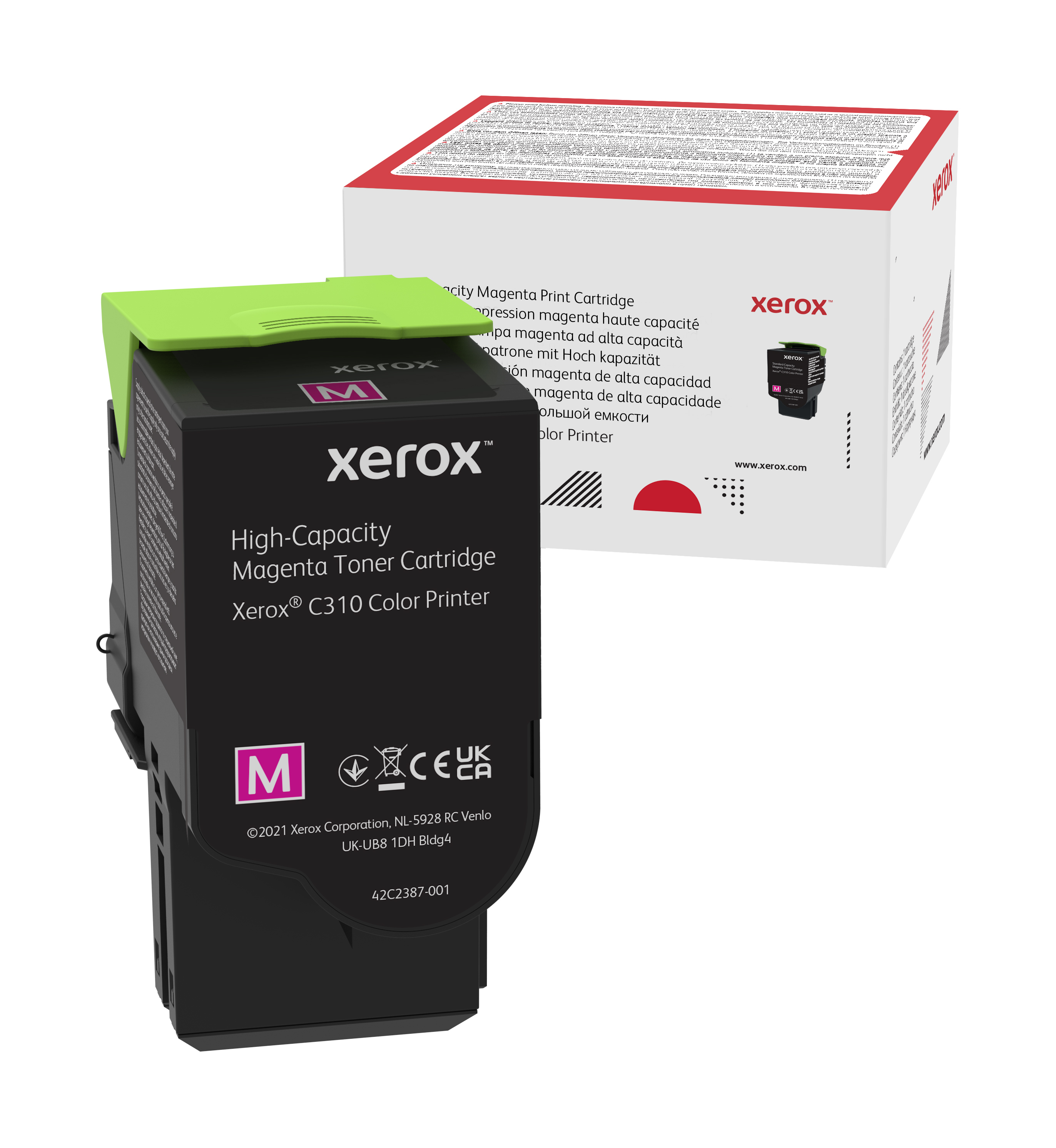 Xerox Magenta High Capacity Toner Cartridge (5/500 Pages)