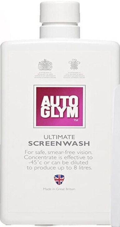 Autoglym De-Icer & Ultimate Concentrate Screenwash Smear-Free Car Windows, 500ml