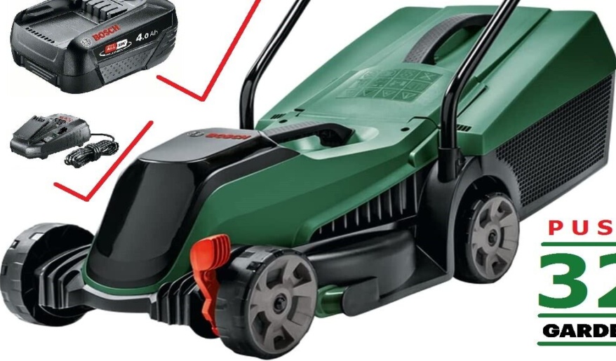 new Bosch Cordless CityMOWER 18V-32 18V 4.0AH 06008B9A77 4059952563039
