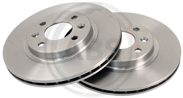 2x Original A.B.S. Brake Disc 16150 for Dacia Lada Nissan Renault