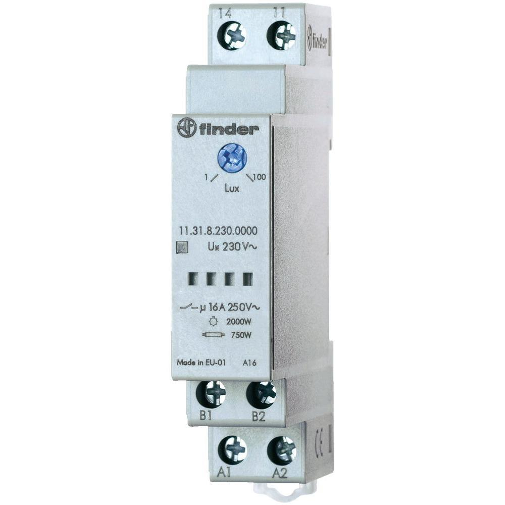 Finder Twilight Switch for 35mm DIN Rail SPST-NO