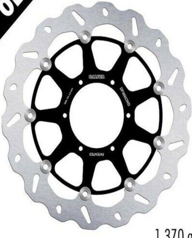 Galfer Front Right Brake Disc WAVE FLOAT COMPLETE 330x5m HONDA CBR 900 2002>2004