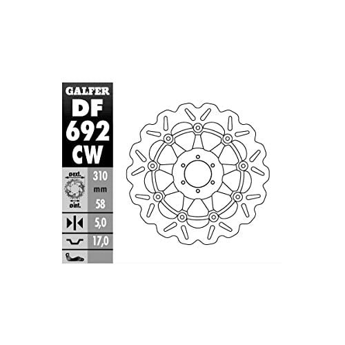 Galfer Front Brake Disc WAVE FLOATING COMPLETE 310x5mm HONDA VFR 750 R(RC30)1988