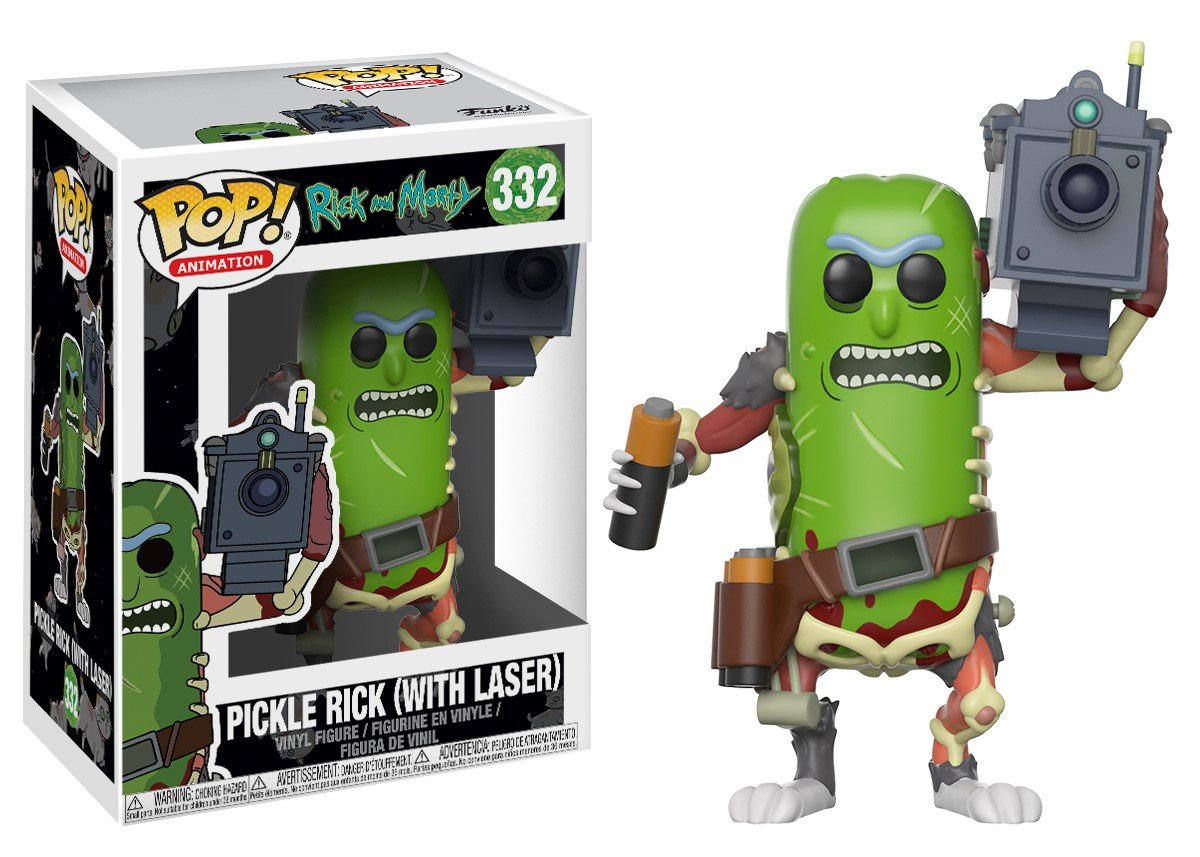 Funko POP! Rick and Morty - Pickle Rick with Laser