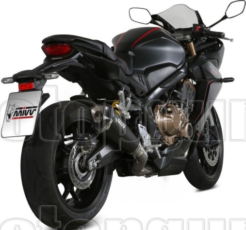 Mivv Complete Exhaust Delta Race Black Inox black HONDA CBR 650 R 2019 > 2023