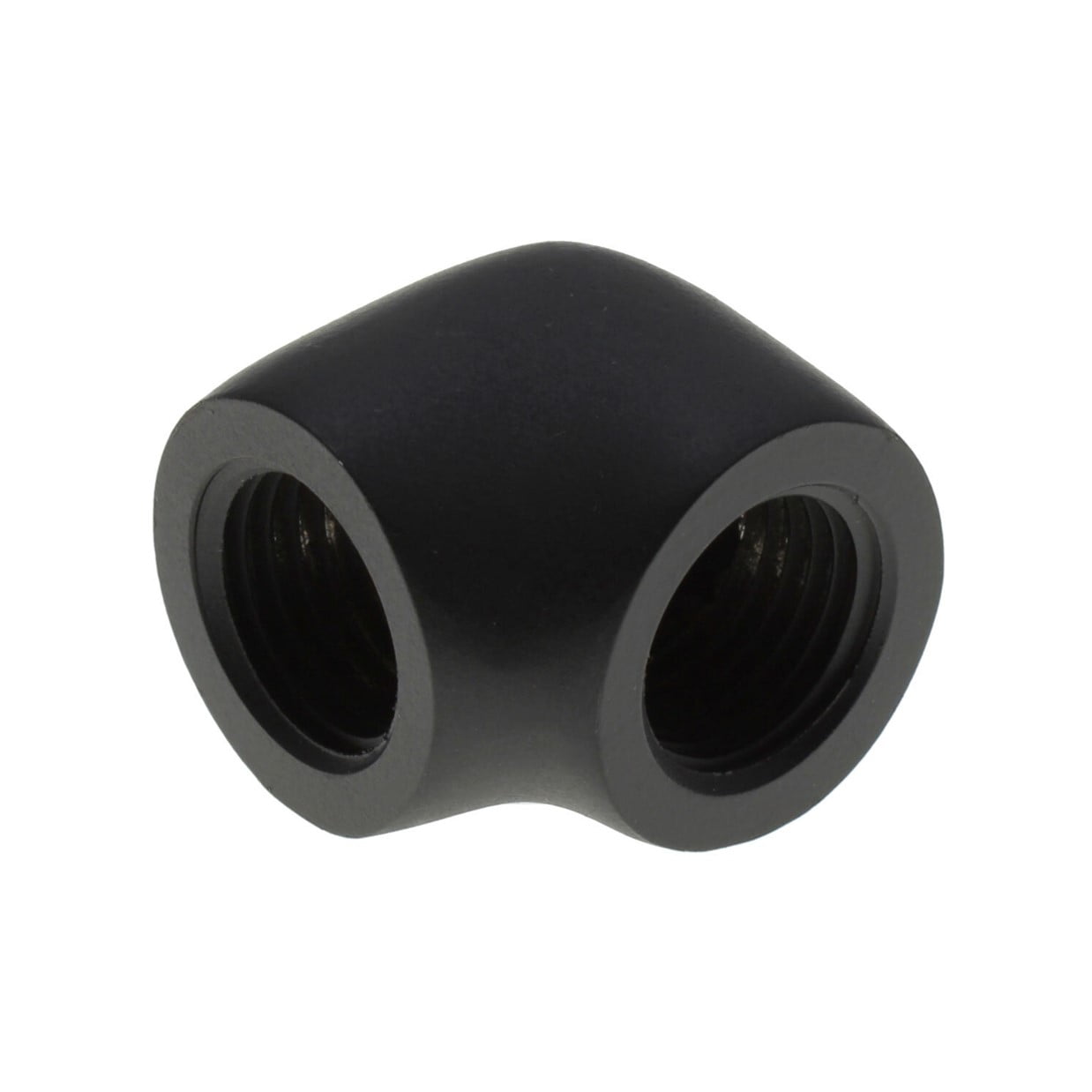 XSPC G1/4"" Female 90 Degree Angled Elbow Fitting - Matte Black