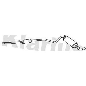 Klarius box with tail pipe fits Fiat seicento 1.1 98-01 FT594M