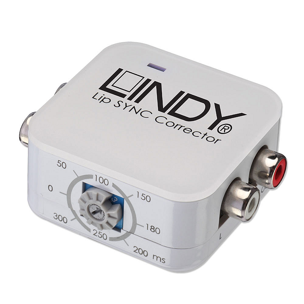 Lindy Phono Lip Sync Corrector Correct L/R Analogue Audio Lip Sync Issues