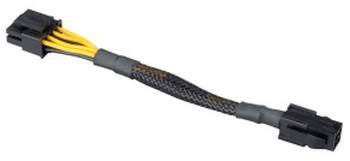 Akasa AK-CBPW10-15BK 4 pin to 8 pin ATX PSU adapter cable