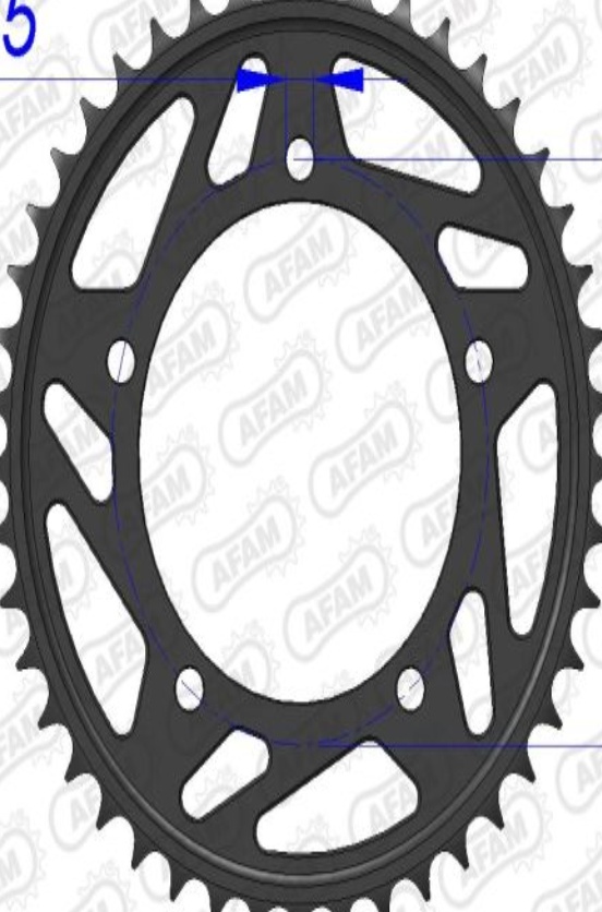 Crown AFAM Aluminium 15605-paso 520 for Moto Spare Parts Accesories