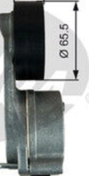 Multi-ribbed V-belt tensioner T39346 GATES for FIAT ALFA ROMEO LANCIA