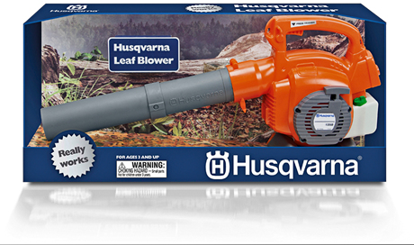 586498001 Original Husqvarna garden toy - Leaf Blower, makes sounds, realy blows
