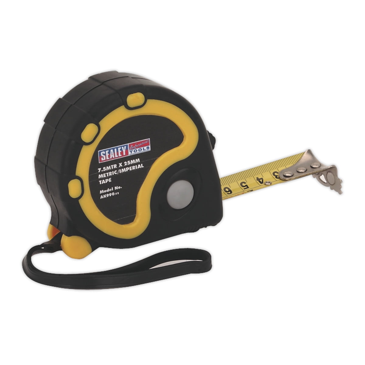 Rubber Tape Measure 7.5m(25ft) x 25mm Metric/Imperial