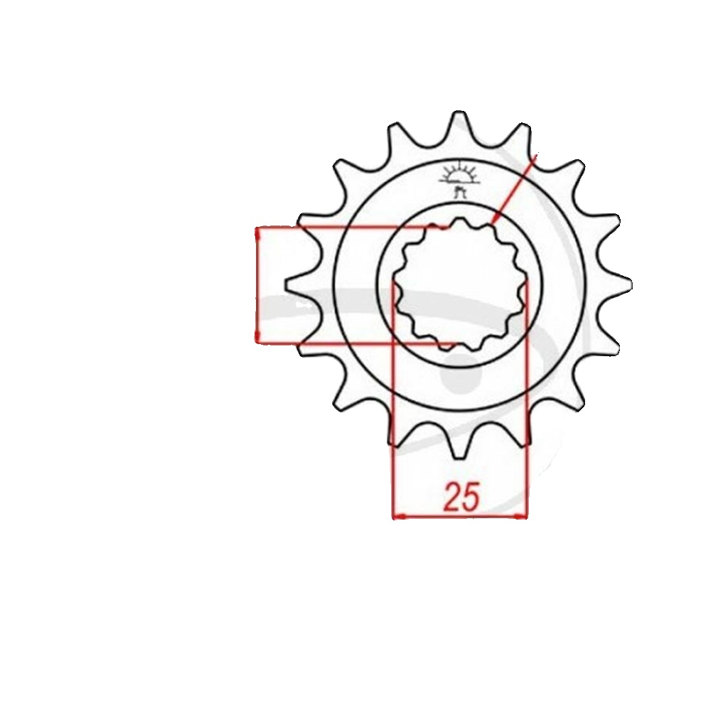 JT 14 tooth front sprocket 525 pitch for Kawasaki KLZ Z ZX-10R ZX10RR ZX-9R