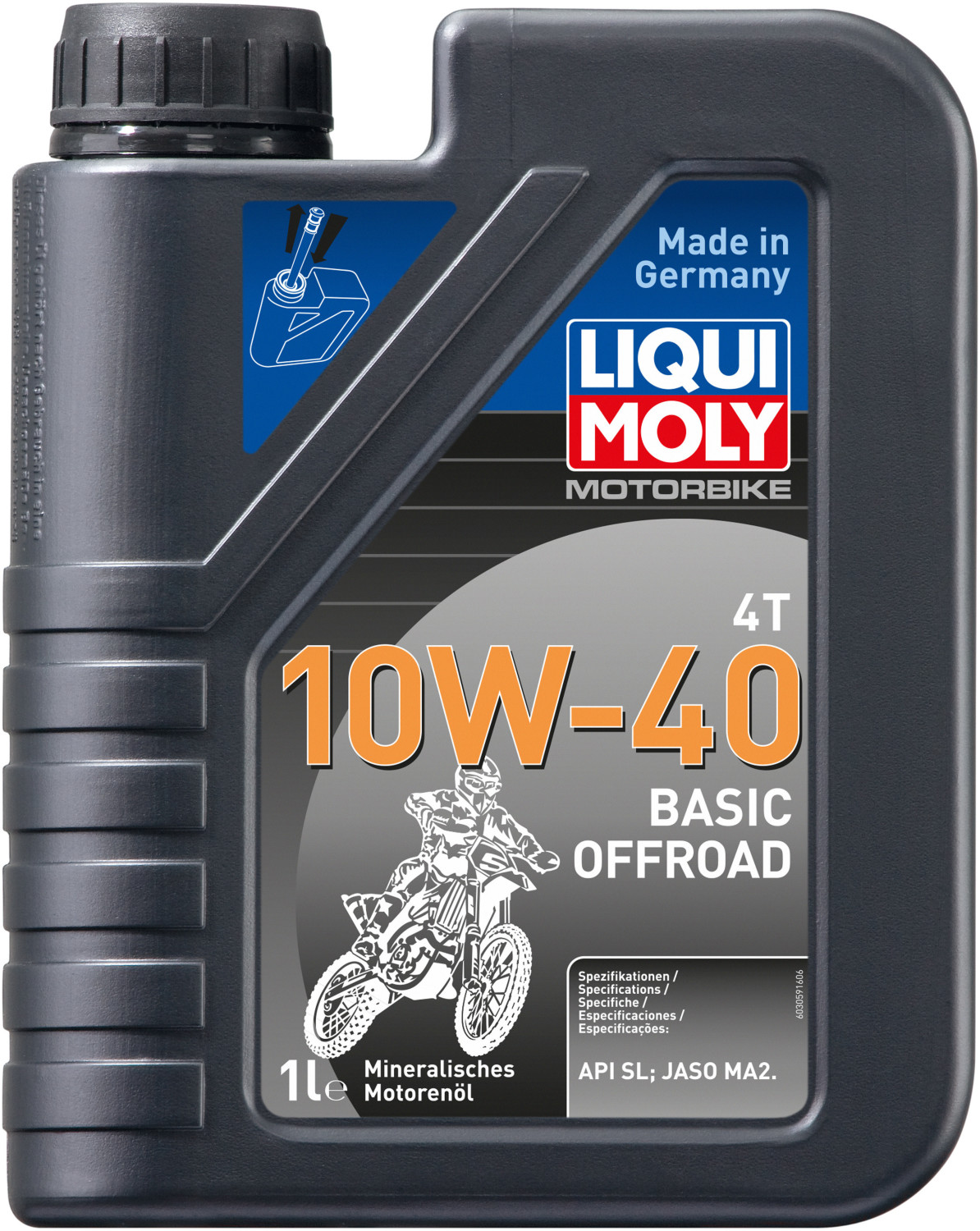 Free Shipping Liqui Moly Mineral 4T 10W-40 Basic Motor Oil