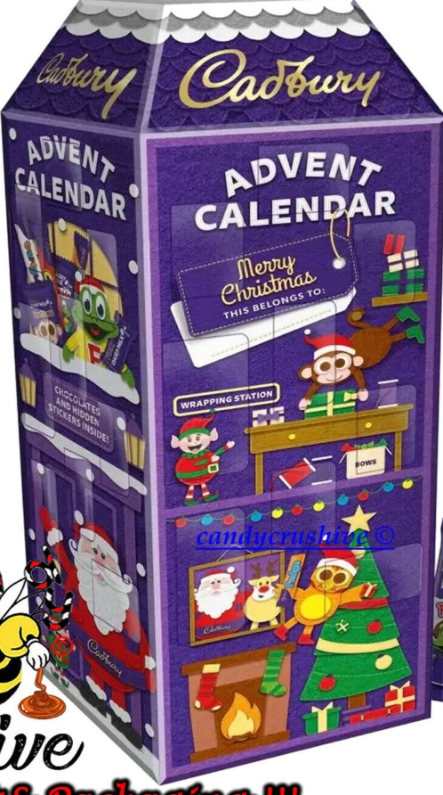 Cadbury 3D Chocolate Christmas Advent Calendar 308g