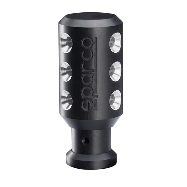 Sparco Piuma Universal Car Gear Knob Black Alloy, Standard Reverse 3741NR