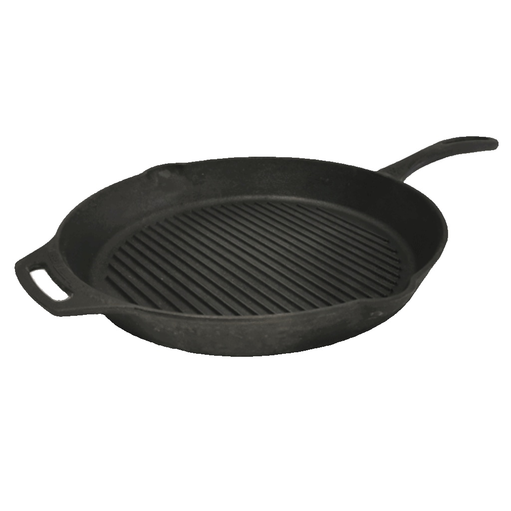 Petromax Grill Fire Skillet Cast Iron Camp Cooking Pan with Handle - GP35-T