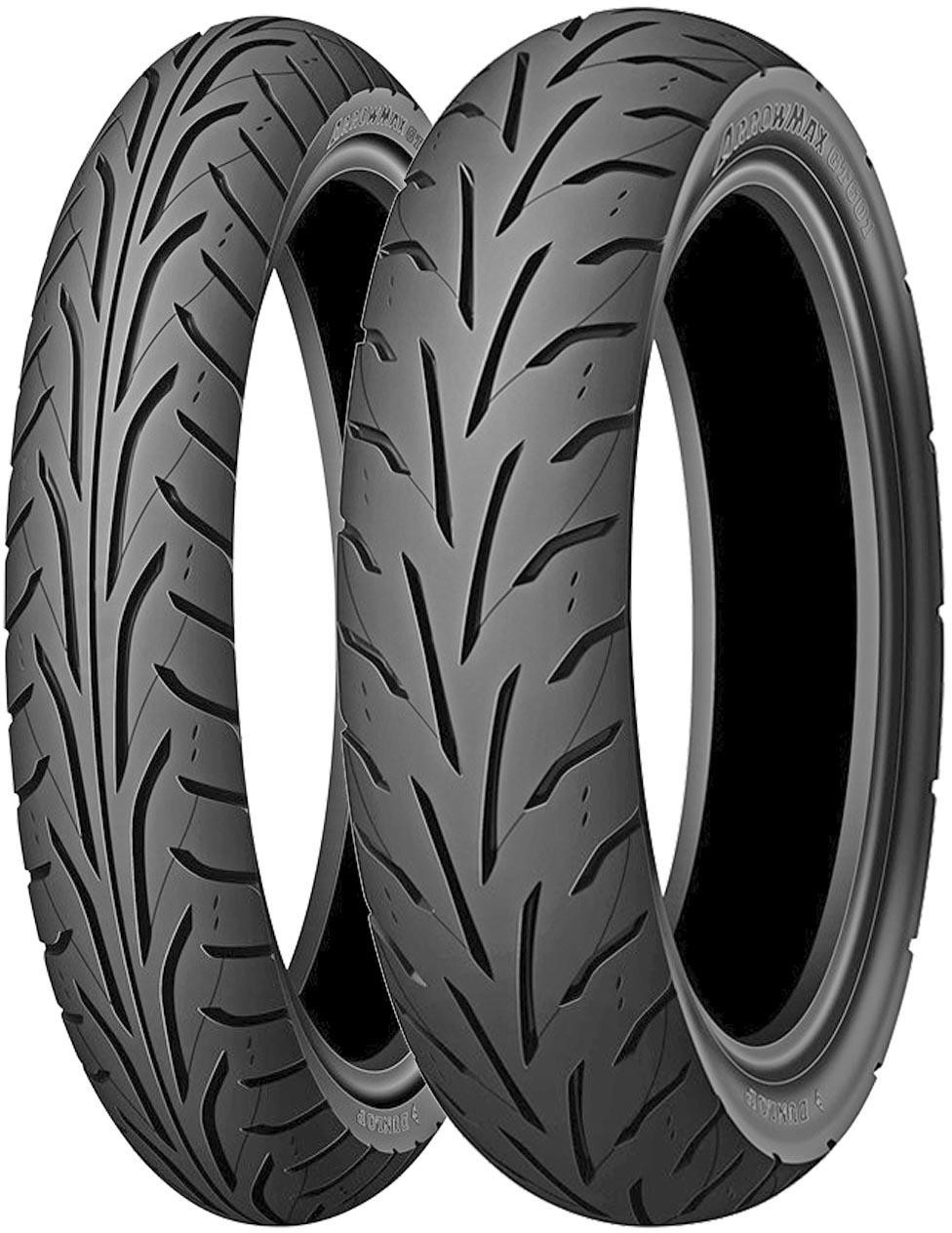 Touring Motorcycle Tyre 120/80-17 61H TL Rear Dunlop Arrowmax GT601