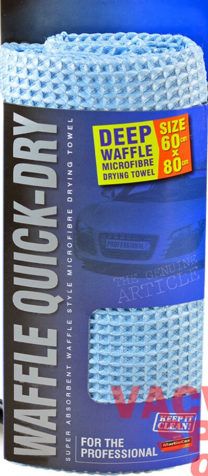 Martin Cox Deep Waffle Large Microfibre Towel Cloth Car Home 60 X 80Cm Quick Dry 5021121670588 - Image 6