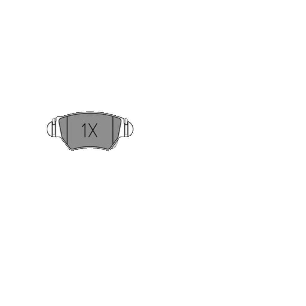 Original MEYLE Brake Pad Set Disc Brake 025 232 5817/PD for Opel