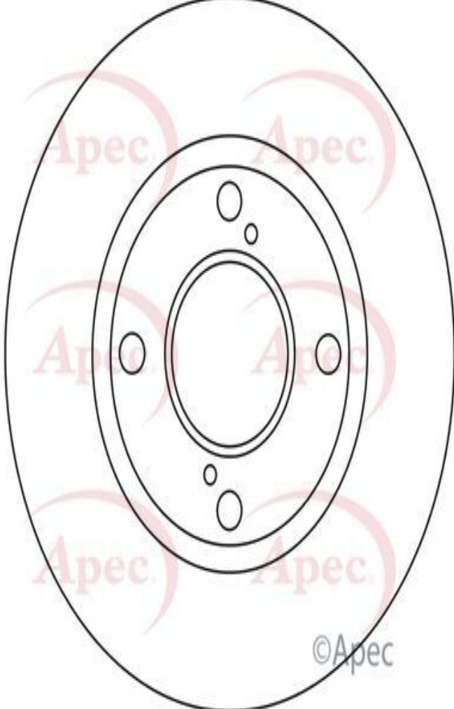 Brake Disc Front Vented Braking System Fits Suzuki Celerio APEC DSK3289