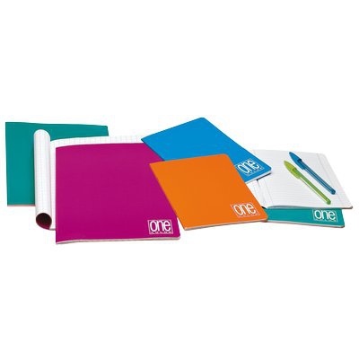 Quaderno One Color Blasetti - A4 - Quadretti 4 mm senza Margini - 1410 (Assortit