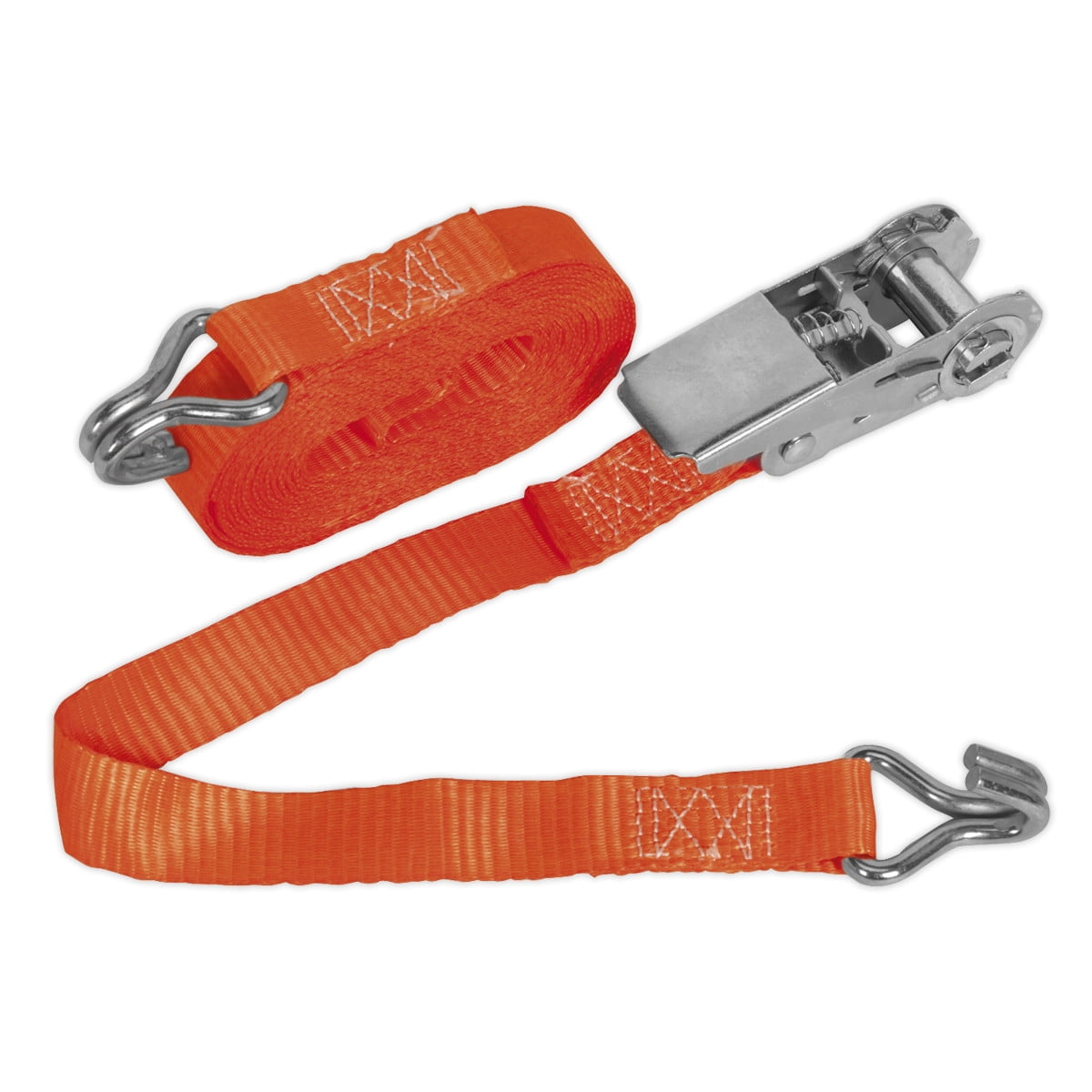 Sealey TD0845J Ratchet Strap Polyester Webbing 25mm x 4.5m 800kg Breaking S