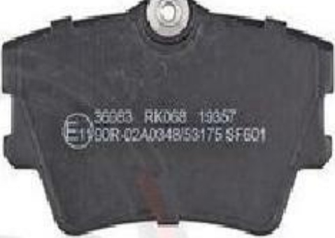 A.B.S.-OE 36983-OE Brake Pad Set, disc brake for VW