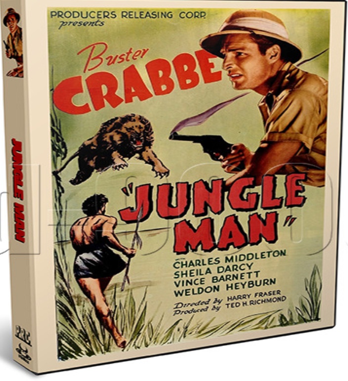 Jungle Man (1941) Buster Crabbe, Charles Middleton Adventure Movie on DVD