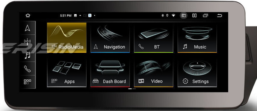 10.25"" Android 16 Car Stereo Sat Nav CarPlay DAB+ IPS Head Unit For Audi A4 RHD