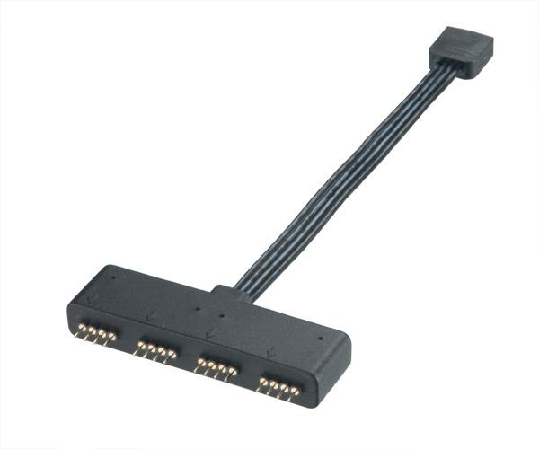 Akasa AK-CBLD02-10BK RGB LED Splitter Cable