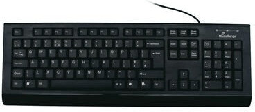 MEDIARANGE MROS101-UK Keyboard QWERTY Ultra-Flat Keys USB 2.0 Cable