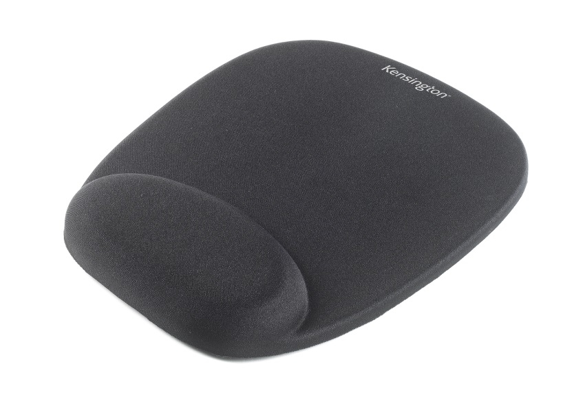 Kensington Foam Mousepad with Integral Wrist Rest Black 62384